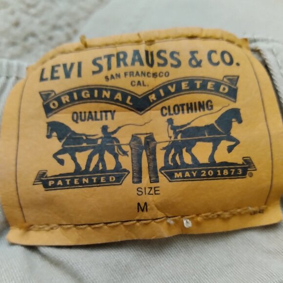 Kids Levi's Khaki Jogger Pants Sz: 10-12 - Picture 11 of 15